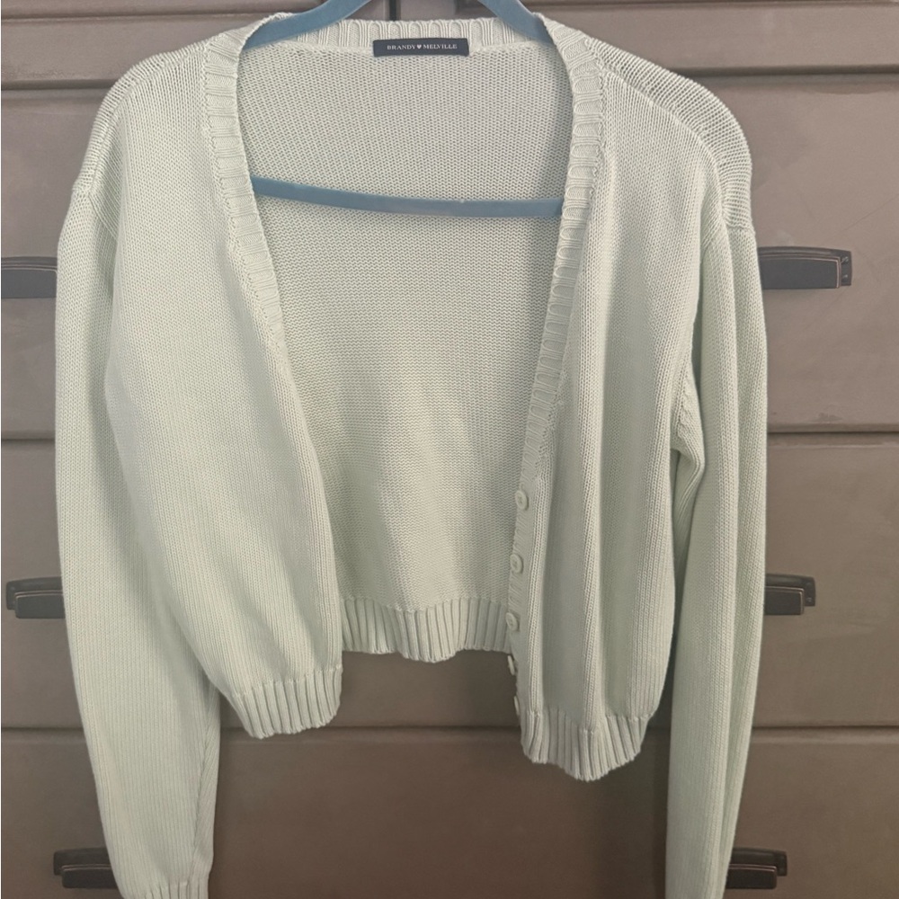 Brandy Melville Mint Cardigan Sweater